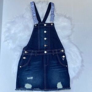 New GUESS Denim Jumper Skirt SZ 10